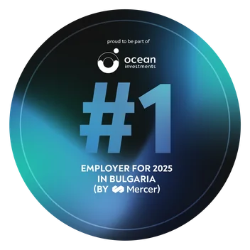 Ocean Investments - #1 Employer for 2025 in Bulgaria by Mercer